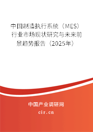 中國制造執行系統（MES）行業市場現狀研究與未來前景趨勢報告（2025年）