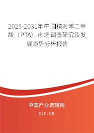 2025-2031年中國精對苯二甲酸（PTA）市場調(diào)查研究及發(fā)展趨勢分析報告