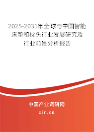 2025-2031年全球與中國智能床墊和枕頭行業發展研究及行業前景分析報告