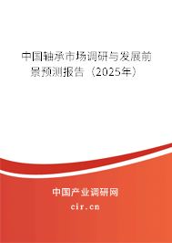 中國軸承市場調研與發展前景預測報告（2025年）