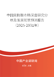 中國男拖鞋市場深度研究分析及發(fā)展前景預(yù)測報告（2025-2031年）