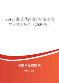 ups行業(yè)現狀調研分析及市場前景預測報告（2025版）
