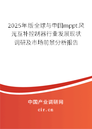 2025年版全球與中國mppt風光互補控制器行業發展現狀調研及市場前景分析報告