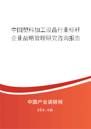 中國塑料加工設備行業標桿企業戰略管理研究咨詢報告