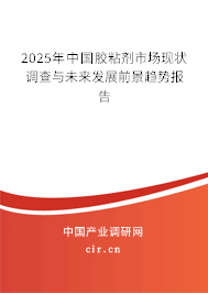 2025年中國膠粘劑市場現狀調查與未來發展前景趨勢報告