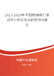2023-2029年中國(guó)地彈簧行業(yè)調(diào)研分析及發(fā)展趨勢(shì)預(yù)測(cè)報(bào)告