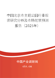 中國北京市主題公園行業現狀研究分析及市場前景預測報告（2025年）