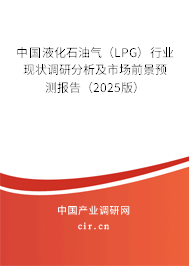 中國液化石油氣（LPG）行業現狀調研分析及市場前景預測報告（2025版）