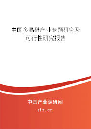 中國多晶硅產業(yè)專題研究及可行性研究報告
