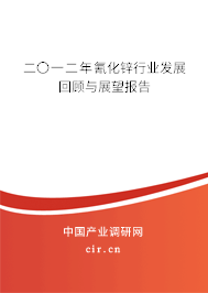 二〇一二年氰化鋅行業發展回顧與展望報告