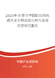 2025年全球與中國起動機電磁開關市場調查分析與發展前景研究報告