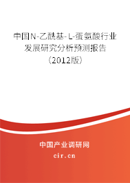 中國N-乙?；?L-蛋氨酸行業發展研究分析預測報告（2012版）
