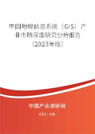 中國地理信息系統(tǒng)（GIS）產(chǎn)業(yè)市場深度研究分析報(bào)告（2023年版）