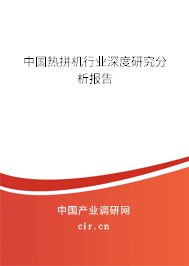 中國熱拼機行業深度研究分析報告