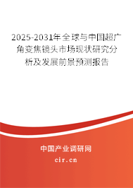 2025-2031年全球與中國超廣角變焦鏡頭市場現狀研究分析及發展前景預測報告