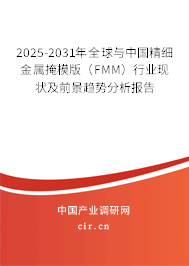 2025-2031年全球與中國精細金屬掩模版（FMM）行業現狀及前景趨勢分析報告