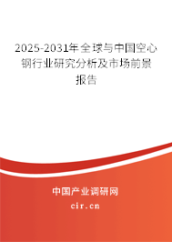 2025-2031年全球與中國空心鋼行業(yè)研究分析及市場前景報告
