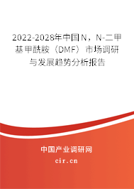 2022-2028年中國N，N-二甲基甲酰胺（DMF）市場調研與發展趨勢分析報告