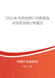 2023年中國網絡行業數據監測深度調研分析報告