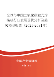 全球與中國二氧化碳激光焊接機行業發展現狀分析及趨勢預測報告（2025-2031年）