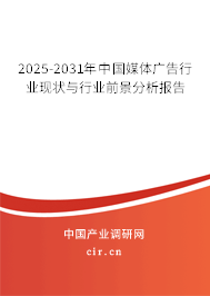 2025-2031年中國媒體廣告行業現狀與行業前景分析報告