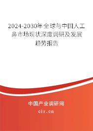 2024-2030年全球與中國人工鼻市場現狀深度調研及發展趨勢報告
