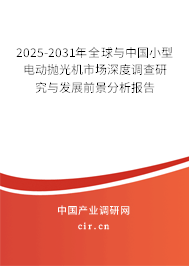 2025-2031年全球與中國小型電動拋光機市場深度調查研究與發展前景分析報告