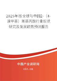 2025年版全球與中國2-（4-溴甲基）苯基丙酸行業現狀研究及發展趨勢預測報告