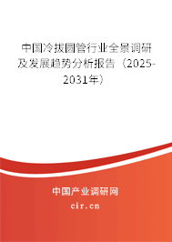 中國冷拔圓管行業全景調研及發展趨勢分析報告（2025-2031年）