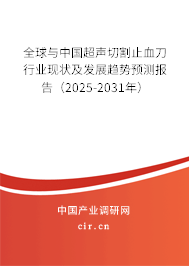 全球與中國超聲切割止血刀行業現狀及發展趨勢預測報告（2025-2031年）