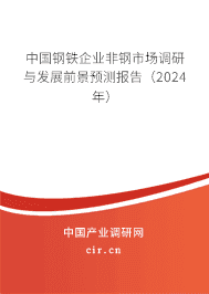 中國鋼鐵企業非鋼市場調研與發展前景預測報告（2023年）