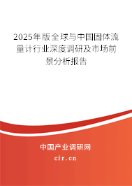 2025年版全球與中國固體流量計行業深度調研及市場前景分析報告