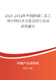 2025-2031年中國聚偏二氯乙烯市場現狀深度調研與發展趨勢報告