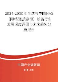 2024-2030年全球與中國NAS（網絡連接存儲）設備行業發展深度調研與未來趨勢分析報告
