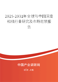 2025-2031年全球與中國深度相機行業研究及市場前景報告
