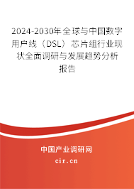 2024-2030年全球與中國數字用戶線（DSL）芯片組行業現狀全面調研與發展趨勢分析報告