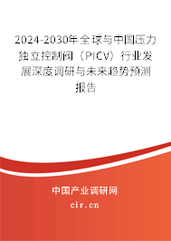 2024-2030年全球與中國壓力獨立控制閥（PICV）行業發展深度調研與未來趨勢預測報告