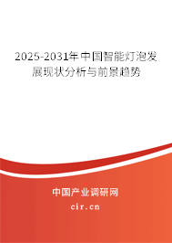 2025-2031年中國智能燈泡發展現狀分析與前景趨勢