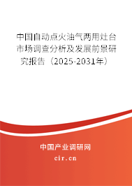 中國自動點火油氣兩用灶臺市場調查分析及發展前景研究報告（2025-2031年）