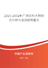 2025-2031年廣西飲料市場研究分析與發展趨勢報告