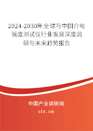 2024-2030年全球與中國介電強度測試儀行業發展深度調研與未來趨勢報告