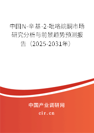中國N-辛基-2-吡咯烷酮市場研究分析與前景趨勢預測報告（2025-2031年）
