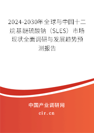 2024-2030年全球與中國十二烷基醚硫酸鈉（SLES）市場現狀全面調研與發展趨勢預測報告