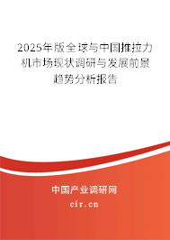 2025年版全球與中國推拉力機市場現狀調研與發展前景趨勢分析報告
