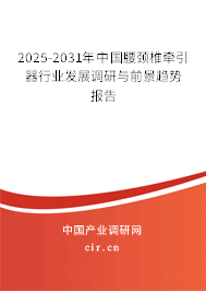 2025-2031年中國腰頸椎牽引器行業發展調研與前景趨勢報告