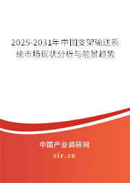 2025-2031年中國支架輸送系統市場現狀分析與前景趨勢