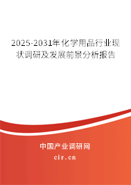 2025-2031年化學用品行業現狀調研及發展前景分析報告