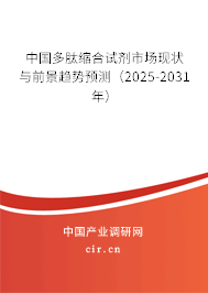 中國多肽縮合試劑市場現狀與前景趨勢預測（2025-2031年）