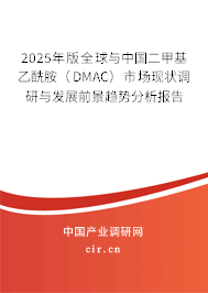 2025年版全球與中國二甲基乙酰胺（DMAC）市場現(xiàn)狀調(diào)研與發(fā)展前景趨勢分析報(bào)告