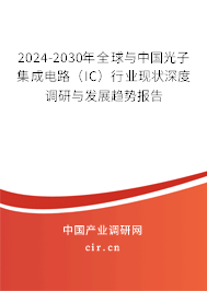 2024-2030年全球與中國光子集成電路（IC）行業現狀深度調研與發展趨勢報告